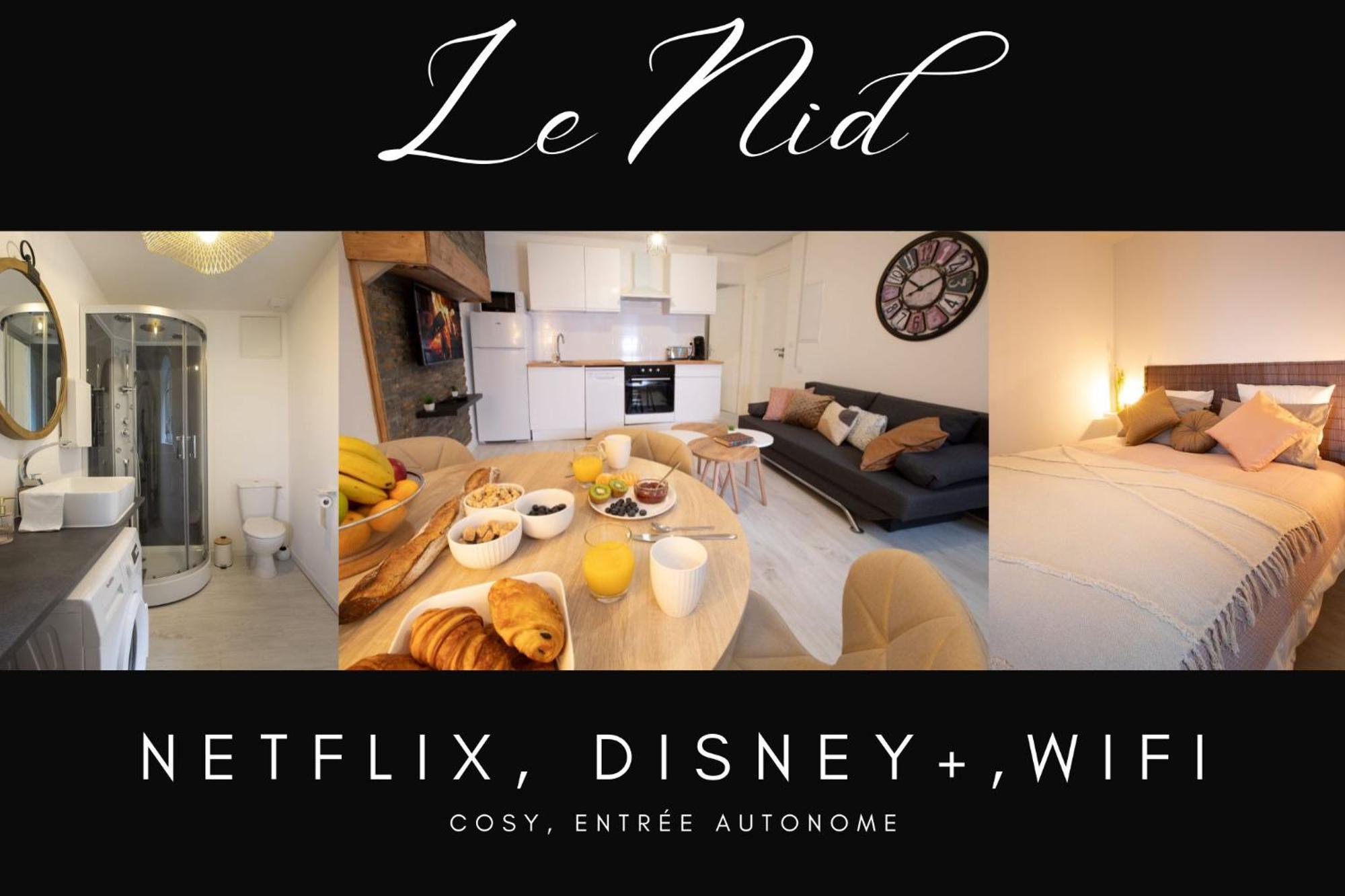 Le Nid 3 Etoiles Wifi, Netflix, Disney, Coeur De Bastide Вилфранш-дьо-Руерг Екстериор снимка
